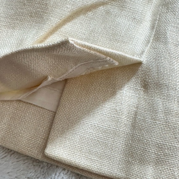 Women’s Vintage Brooks Brothers Pure Irish Linen Pencil Skirt size 8 Back Zip - Picture 6 of 8